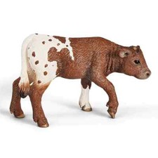 Schleich 13684 Texas Longhorn Calf Cow Retired Toy Animal Figurine Model - NIP picture
