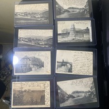 Lot of 8 Antique 1905-1909 German Postcards Winnweiler Johanniskreuz Posted picture