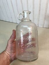 Antique Embossed WHITE HOUSE VINEGAR JAR Small Jug  Pint Dated on bottom 1909 picture