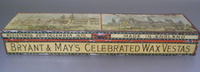 1893 Chicago World's Fair Tin Litho Wax Vesta Match Holder Bryant & Mays picture