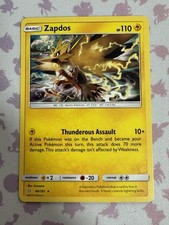 Zapdos - 40/181 - Team Up - Non Holo Rare Theme Deck Exclusive picture