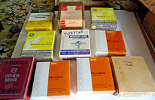 Big Lot Vintage Microscope Slides 7 Boxes Still Sealed NOS TURTOX, ESCO CORNING picture