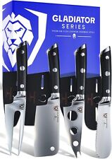 Charcuterie & Cheese Knife Set - 4-Piece - Gladiator Series Elite - Mini Cleaver picture