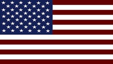 American Flag USA America Adhesive Vinyl Sticker Decal 4x7inch  picture