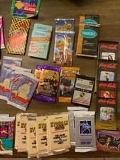 Huge Sealed Vintage & Modern Trading Card Pack Lot - Sports Movies Star Trek picture