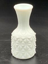 Vintage Miniature Milk Glass Bud Vase 4