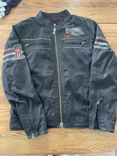 Harley-Davidson Colton Moto Canvas Jacket 97577-16VM Brand New  Men's Size Large picture