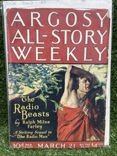 Argosy All-Story Weekly 1925  March 21 Farley Radio Beasts picture