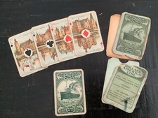 Vintage 1926 Holland America Line Playing Cards Deck Slide Case Fortuna Dutch picture