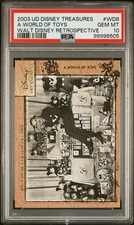 2003 Upper Deck Disney Treasures Walt Disney Retrospective PSA 10 Gem Mint POP 2 picture