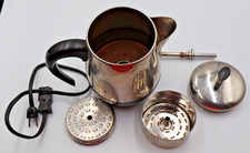 Vintage Farberware Superfast 134B Electric Coffee Percolator 4 Cup Made In USA picture