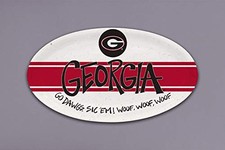 Magnolia Lane Georgia Bulldogs Heavyweight Melamine Multicolor 17cm Functional picture