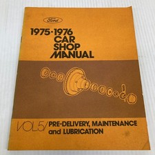 Ford 1975-76 Car Shop Manual Vol 5 Maintenance FoMoCo 1975 picture