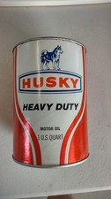 Vintage Husky Motor Oil Imperial Quart Heavy Duty Advertising Display Lot picture