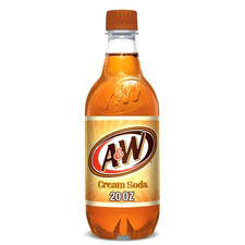 A&W Cream Soda 20 fl oz Bottles 6 Pack picture