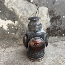 RARE Handlan St. Louis USA Railroad Lantern Antique 4 Way Switch picture