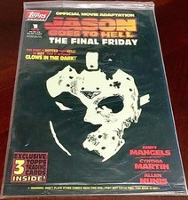 Jason Goes To Hell #1 Comic - Topps - Glows, Sealed Polybag & Cards - Ships Free picture