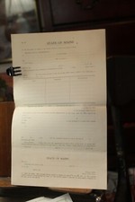 Antique 1930's Belfast Maine Blank Probate Court Form picture