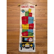 Vintage Bucilla Christmas Card Holder 