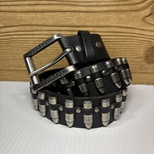 Authentic 2012 Harley Davidson Genuine leather Bullet belt Size 42 picture
