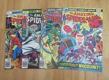 Lot of 4 Nicer 1976-77 AMAZING SPIDER-MAN 155, 157, 163, 170 *Bright & Glossy* picture