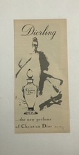 Vintage “Diorling” perfume Christian Dior fragrance magazine ad 0C26 picture