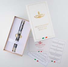 Ancora Masquerade Light Blue Blue Enamel Pen Ltd Edition 88 Italian New Numbered picture