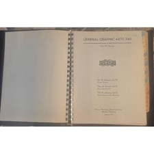 Vintage Print Graphic Arts Notebook Western Wash 1958 Letterpress Ephemera 77/80 picture