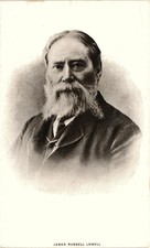 James Russell Lowell Portrait Postcard Unposted picture