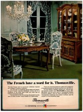 1972 PRINT AD The French Have A Word For It Thomasville Chateau Provence 70's Ad picture