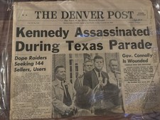 The Denver Post Newspaper Nov 22, 1963 