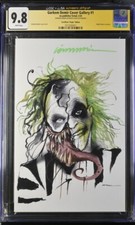 Venomized Beetlejuice Virgin CGC 9.8 JSA Exclusive SIGNED BY GORKEM DEMIR LTD 50 picture