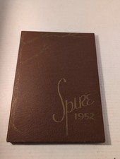 Vintage 1952 Spire Flint Jr College Yearbook Flint Michigan School 1950s picture