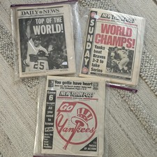 Vintage 1996 New York Post Newspaper Lot Yankees World Series Champions Lot of 3 picture