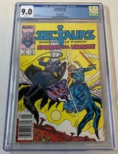 1985 Marvel SECTAURS #2 ~ CGC 9.0 picture