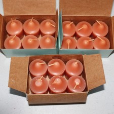 VHTF Retired PartyLite HOMESPUN MEMORIES Votives - Lot of 18 - V0689 picture