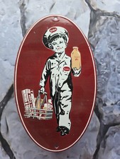 VINTAGE ARDEN MILK BOY PORCELAIN SIGN 10