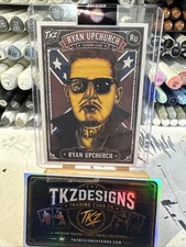 Tkzdesigns Ryan Upchurch Sketch Card Flat Matte Print 1/1 Signed By Artist TK picture