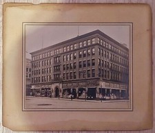 Large Vintage Photo c. 1900 of Building at Friend & Causeway Street in BOSTON MA picture