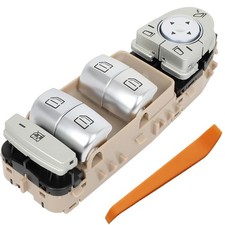 Master Power Window Switch Front Left Driver Side Fit for Mercedes-Benz Cream picture