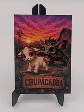 Cute Chupacabra ACEO Custom Card - Southwestern Cute Cryptid Collection picture