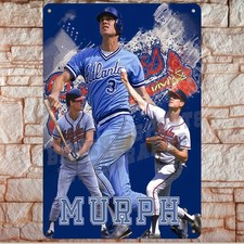 Atlanta Dale Murphy 2020 Poster Baseball Tin Metal Signs Home Décor 8x12  picture