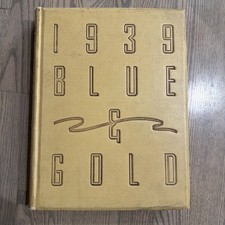 1939 Blue and Gold Berkeley Yearbook University of California Gregory Peck picture