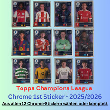 Topps Champions League 25/26 Stickers 2025/2026 - Choose Chrome 1st Parallel picture