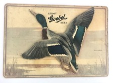 Vintage 1950-1954 Goebel Beer 3D Mallards Sign Counter Standee picture