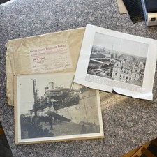 WWI Vernon A Cooke Registered Mail Paris Ship Photos Portfolio Lot 15x12 Orig picture
