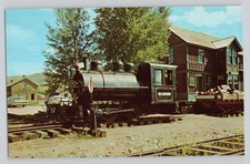 Alder Gulch Short Line Train Postcard Virginia City Montana 1966 Steam Loco picture