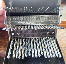 VTG Craftsman Tools 6708 Drill Bit Set 60pc. Automatic Index Case, Original picture