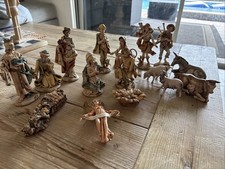 Vintage Fontanini 17 pc Nativity Set, Made in Italy, 1983, Excellent Holy Family picture