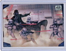 2025 Topps Star Wars Galaxy Dark Entrance #61 DARTH VADER  Prism Refractor /75 picture